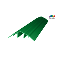 Профиль для поликарбоната ROYALPLAST HCP-U крышка зелёный 4-10мм 6000мм